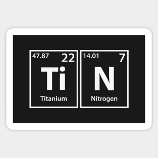 Tin (Ti-N) Periodic Elements Spelling Sticker